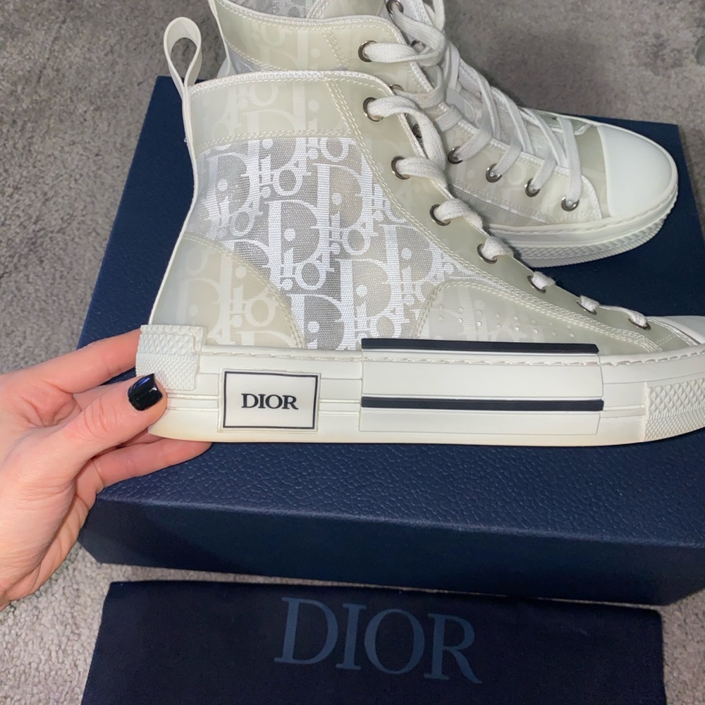 Mens Dior B23 High Top Sneakers size 39 - Picture 8 of 14